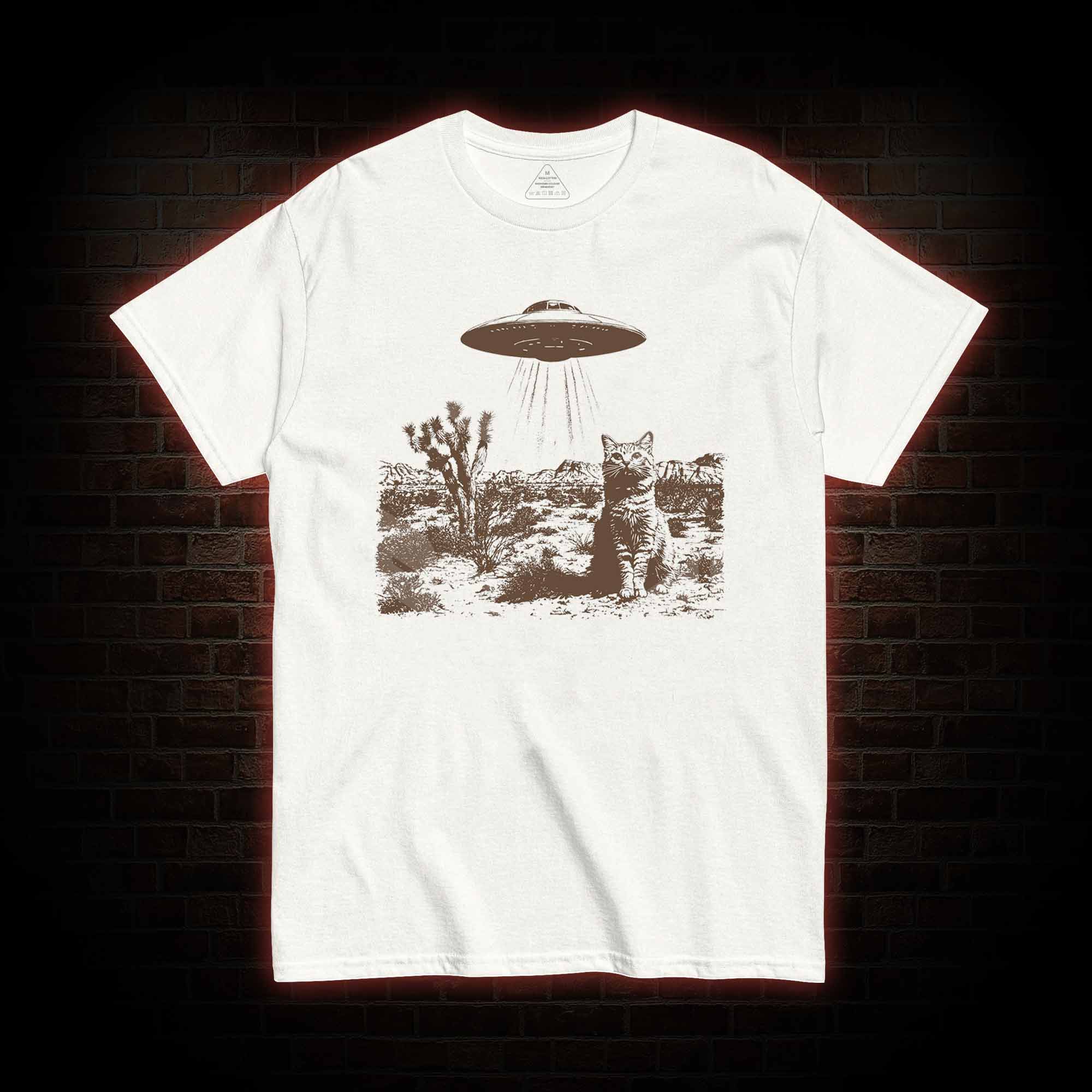 UFO Cowboy Cat T-shirt 