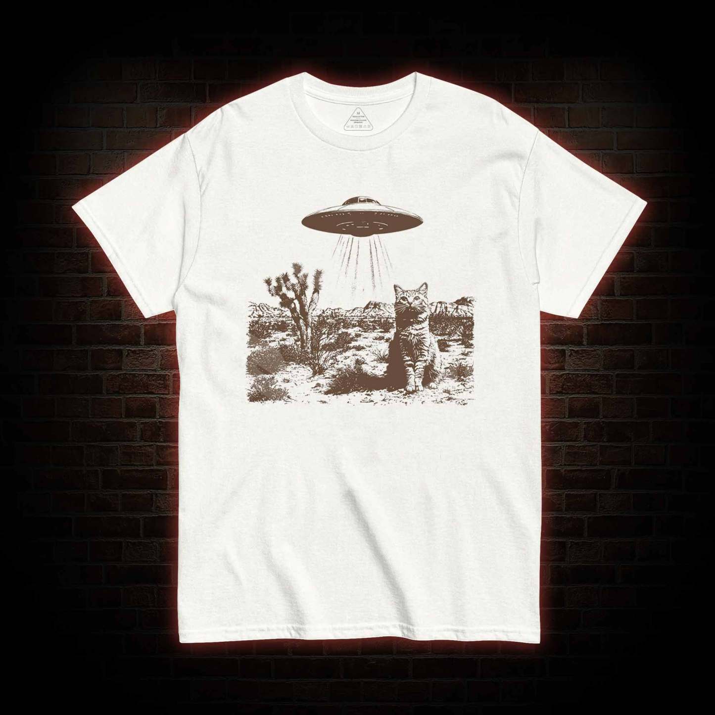UFO Cowboy Cat T-shirt 