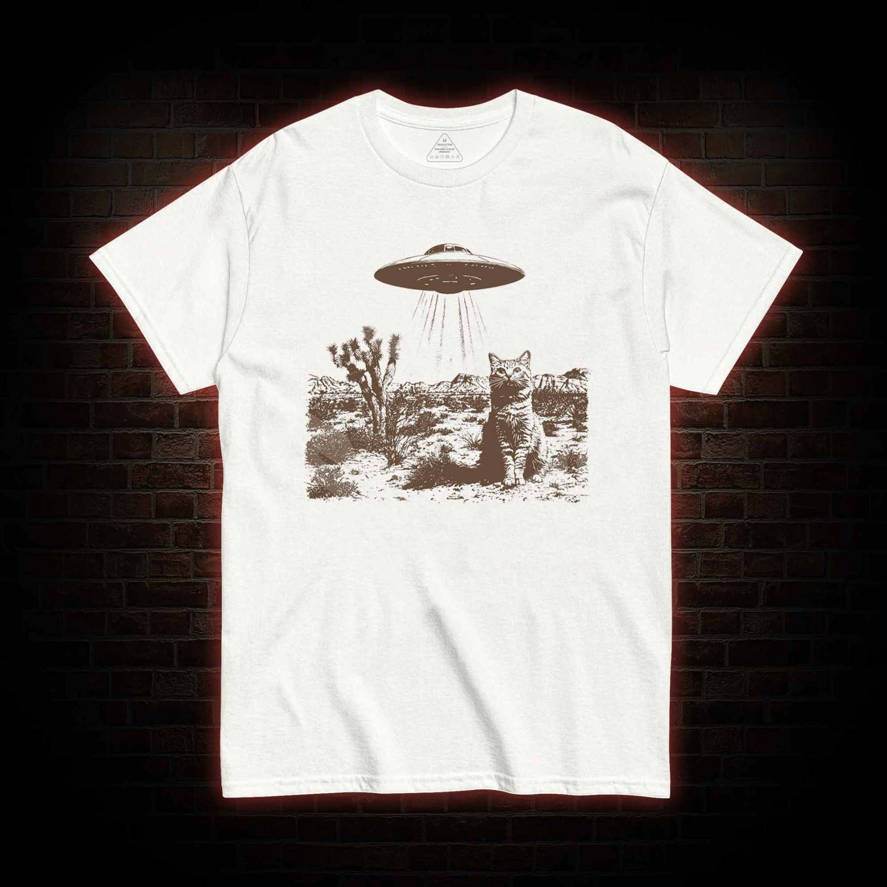 UFO Cowboy Cat T-shirt 