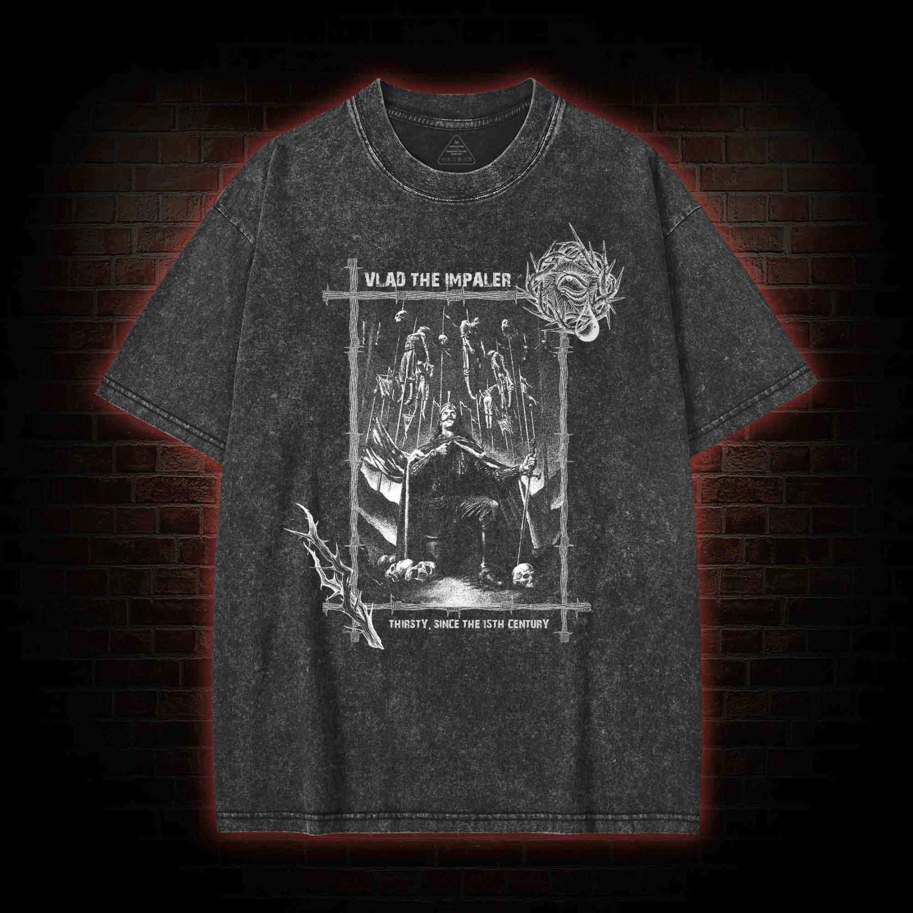 Vlad the Impaler Washed T-shirt