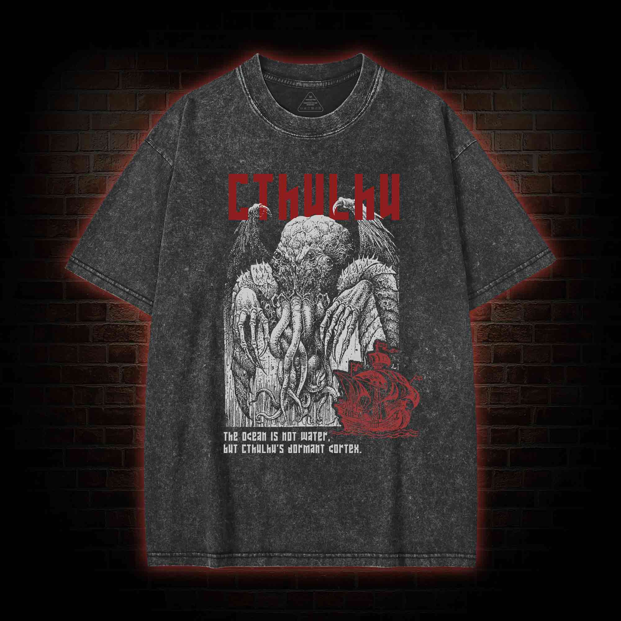Call of Cthulhu Washed T-shirt
