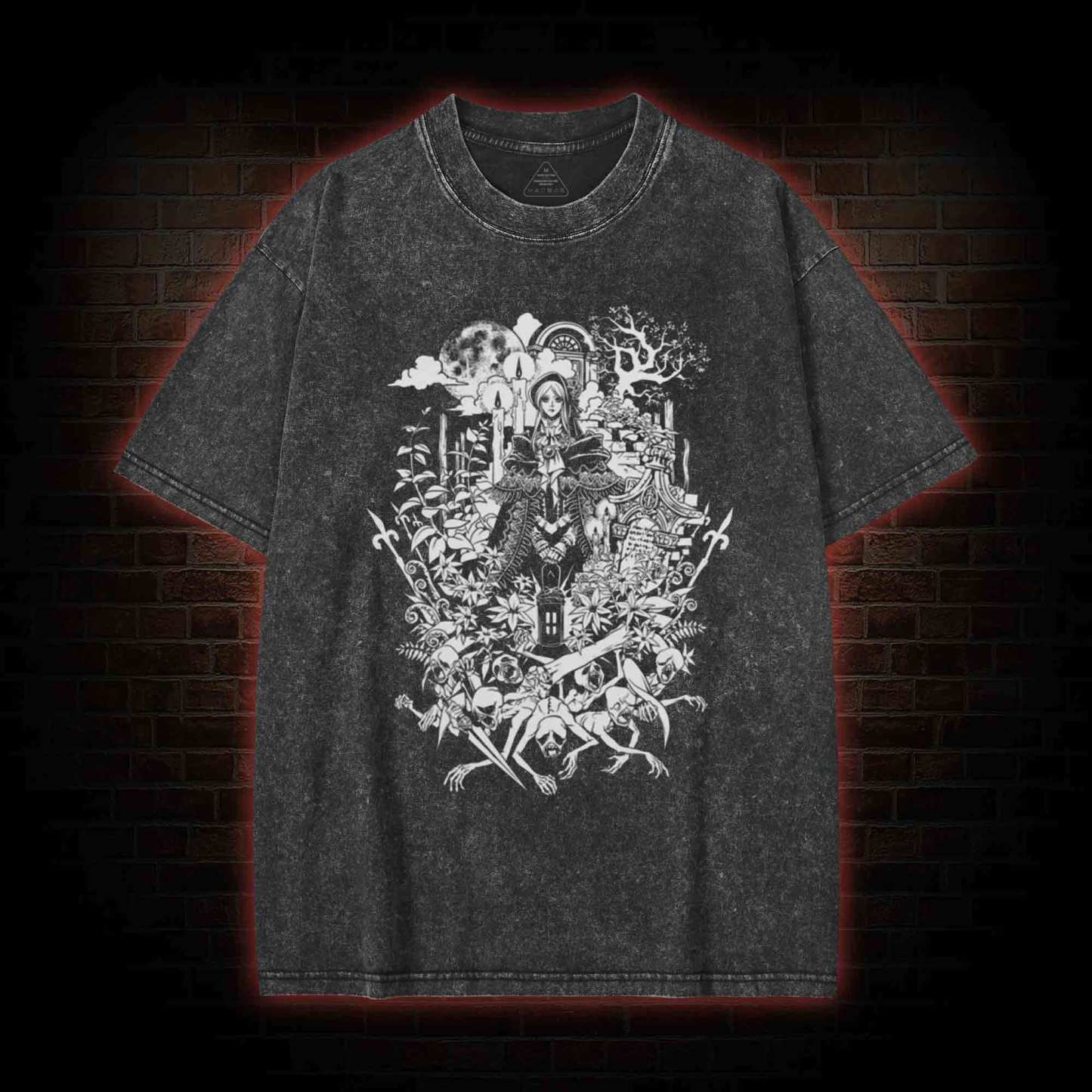 Hello Good Hunter  Washed T-shirt