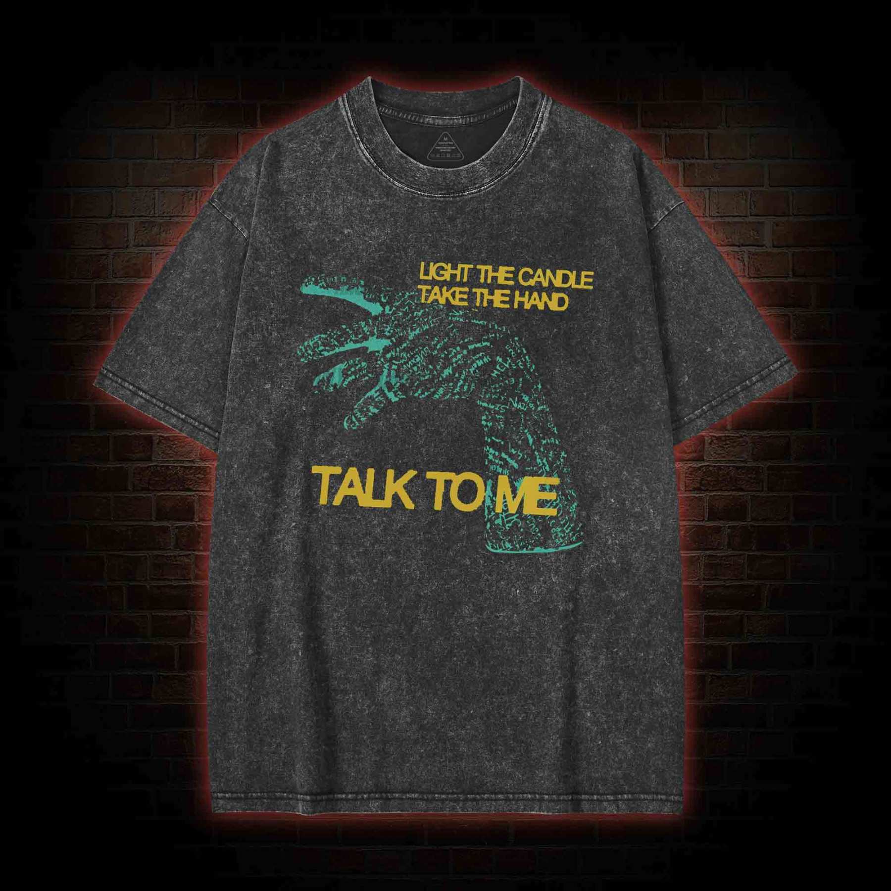 Light the Candle Take the Cursed Hand  Washed T-shirt