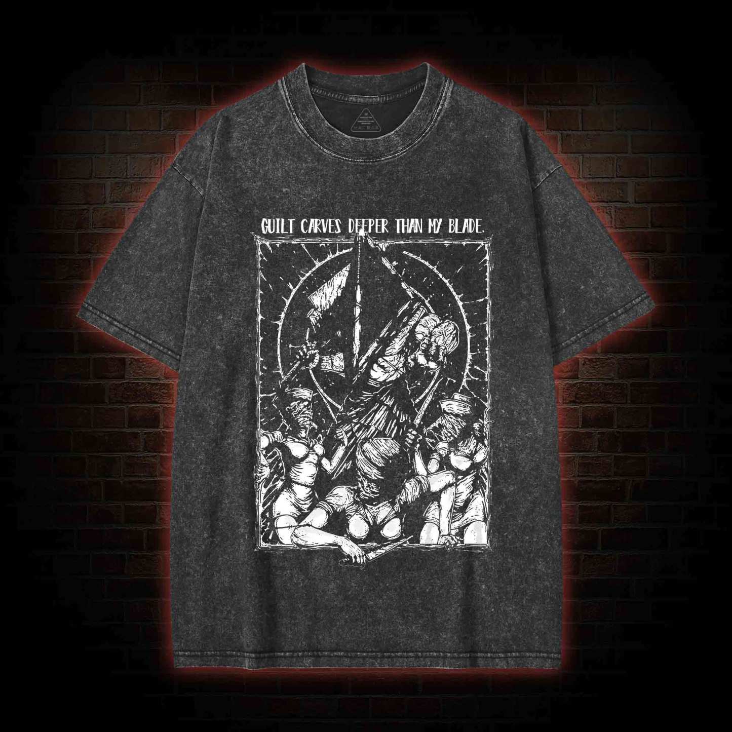 Guilt Carves Deeper Than My Blade Washed T-shirt