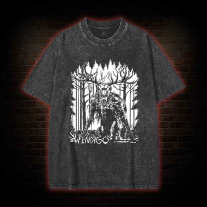 Wendigo Occult Washed T-shirt