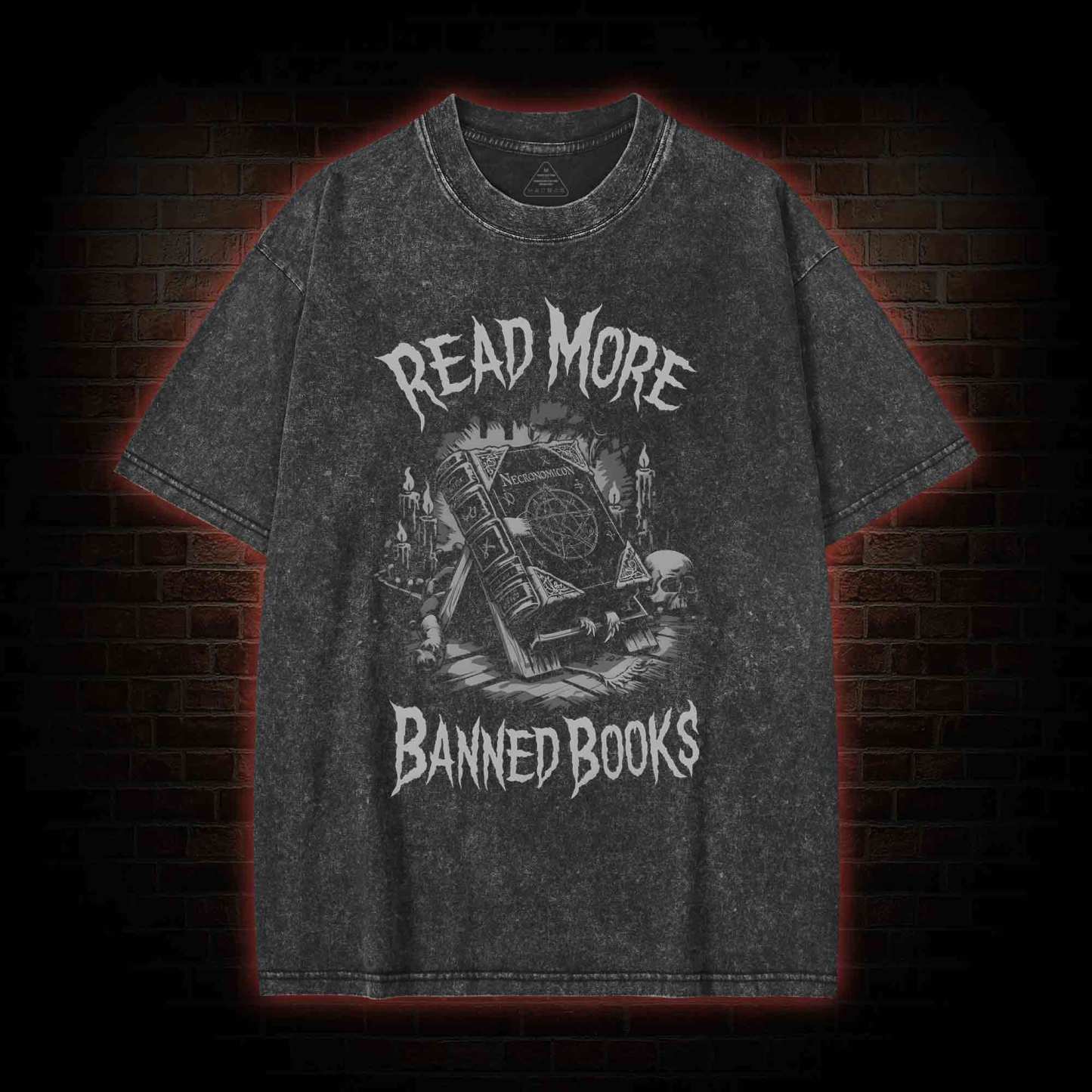 Read More Banned Books Washed T-shirt