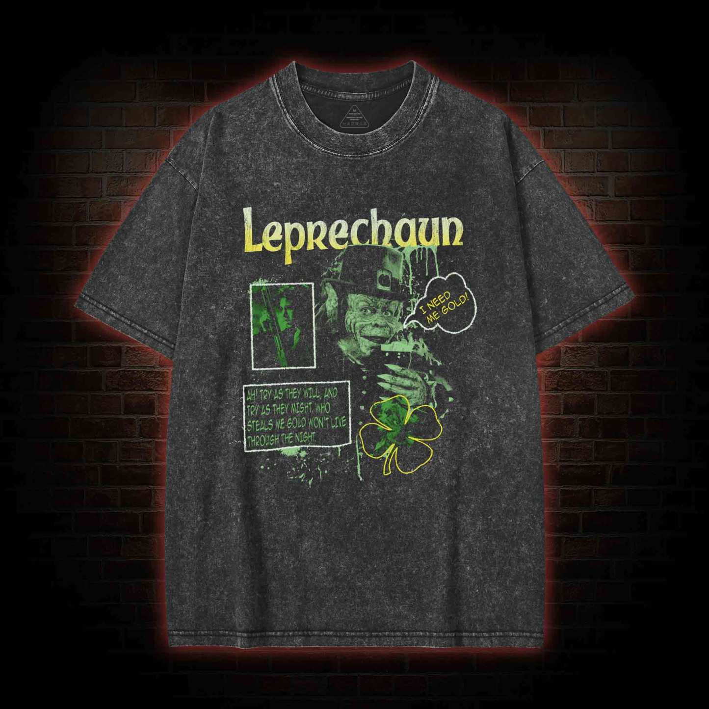 Your Luck Just Ran Out Washed T-shirt