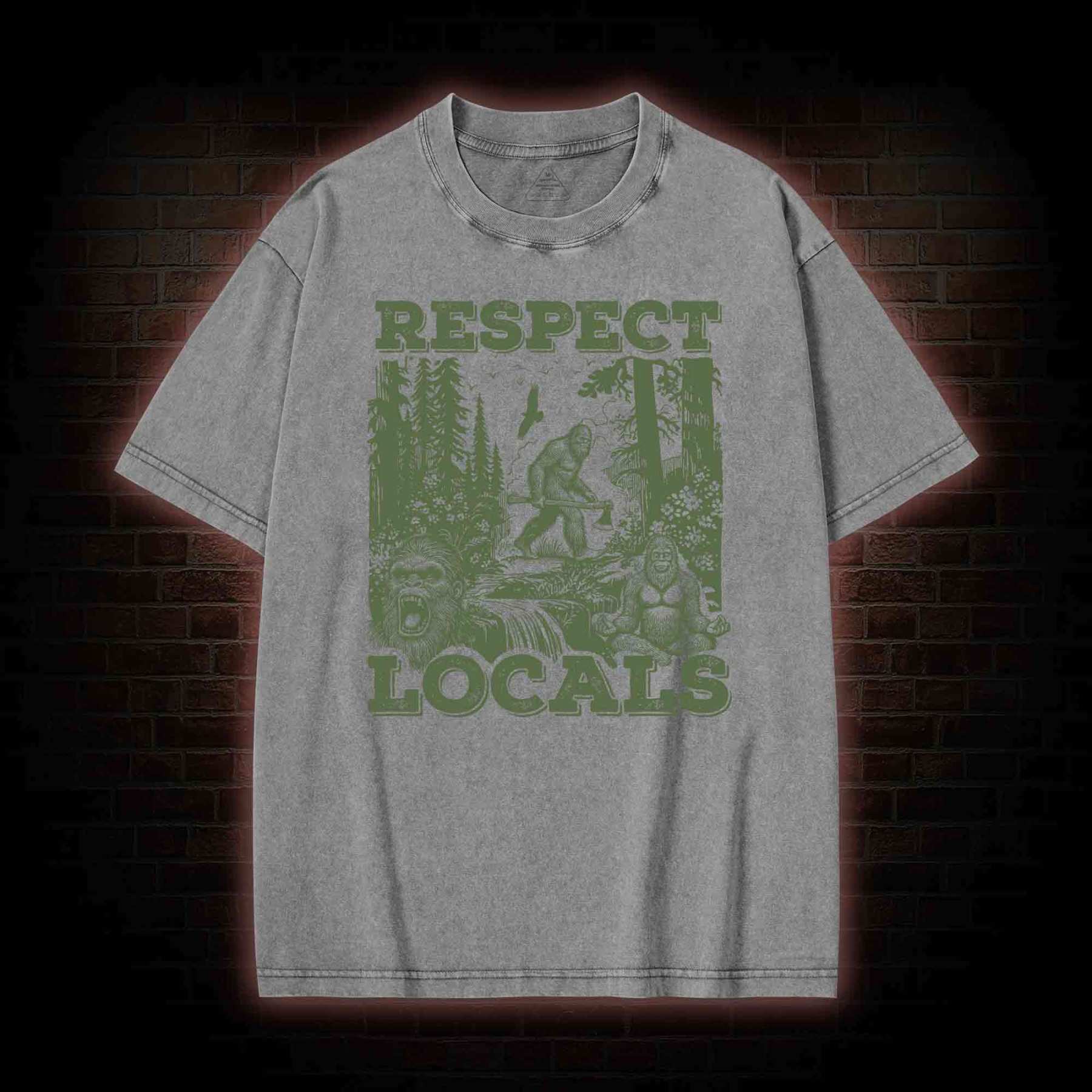 Respect Locals Washed T-shirt