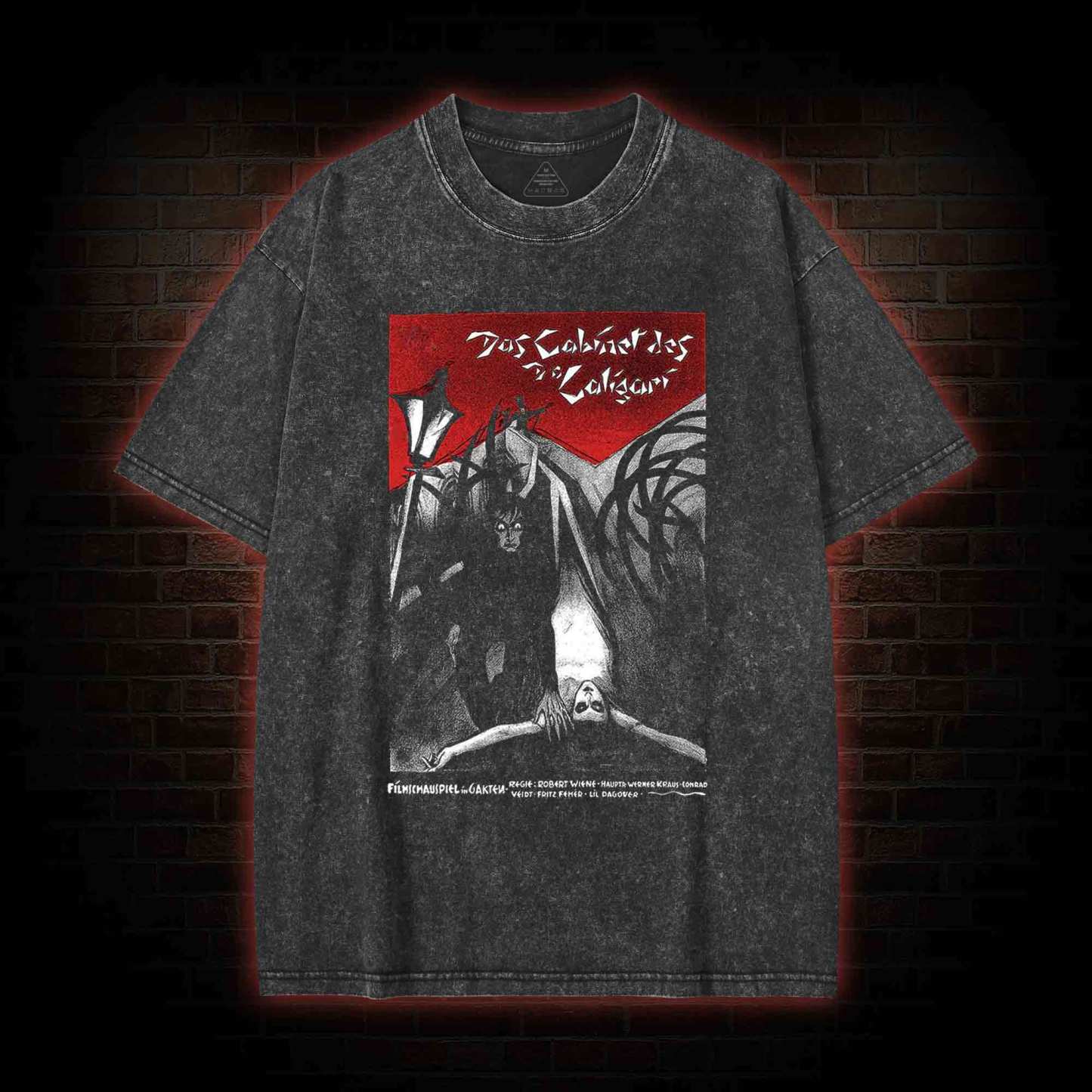 The Cabinet of Dr Caligari Washed T-shirt