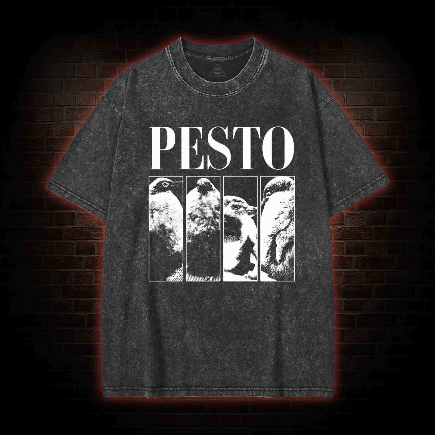 Pesto Penguin Washed T-shirt