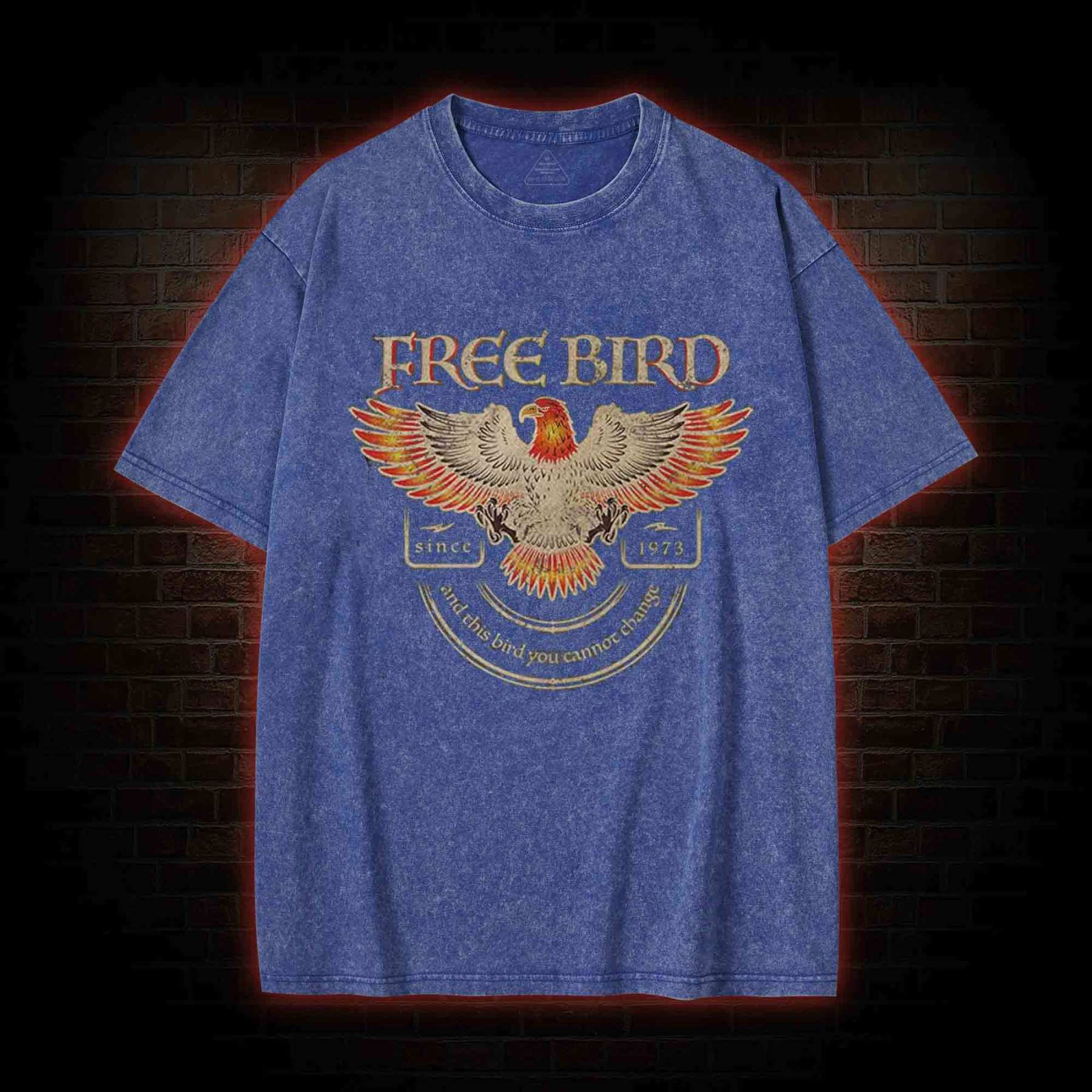 Free Bird Washed T-shirt