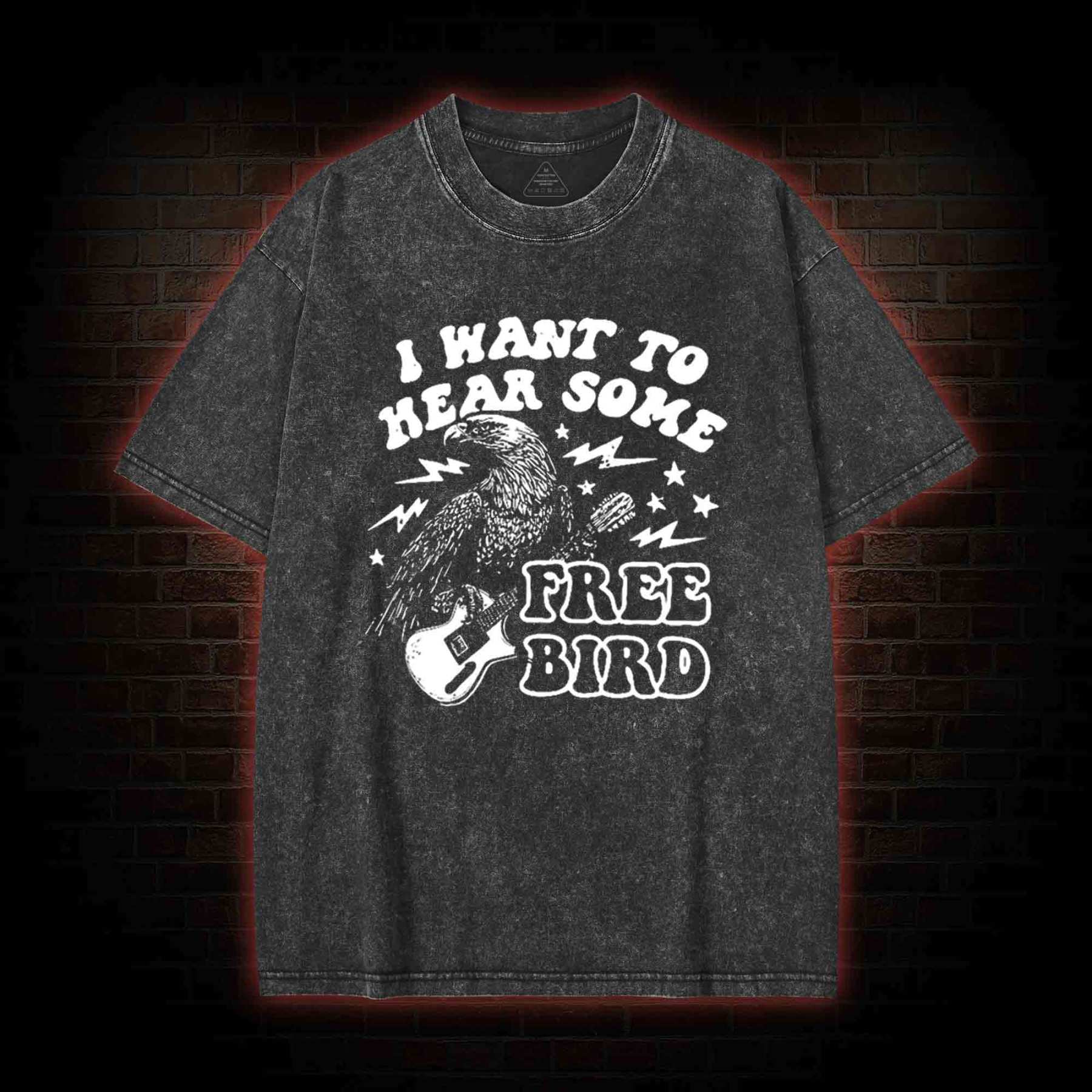 Hear Some Free Bird Washed T-shirt