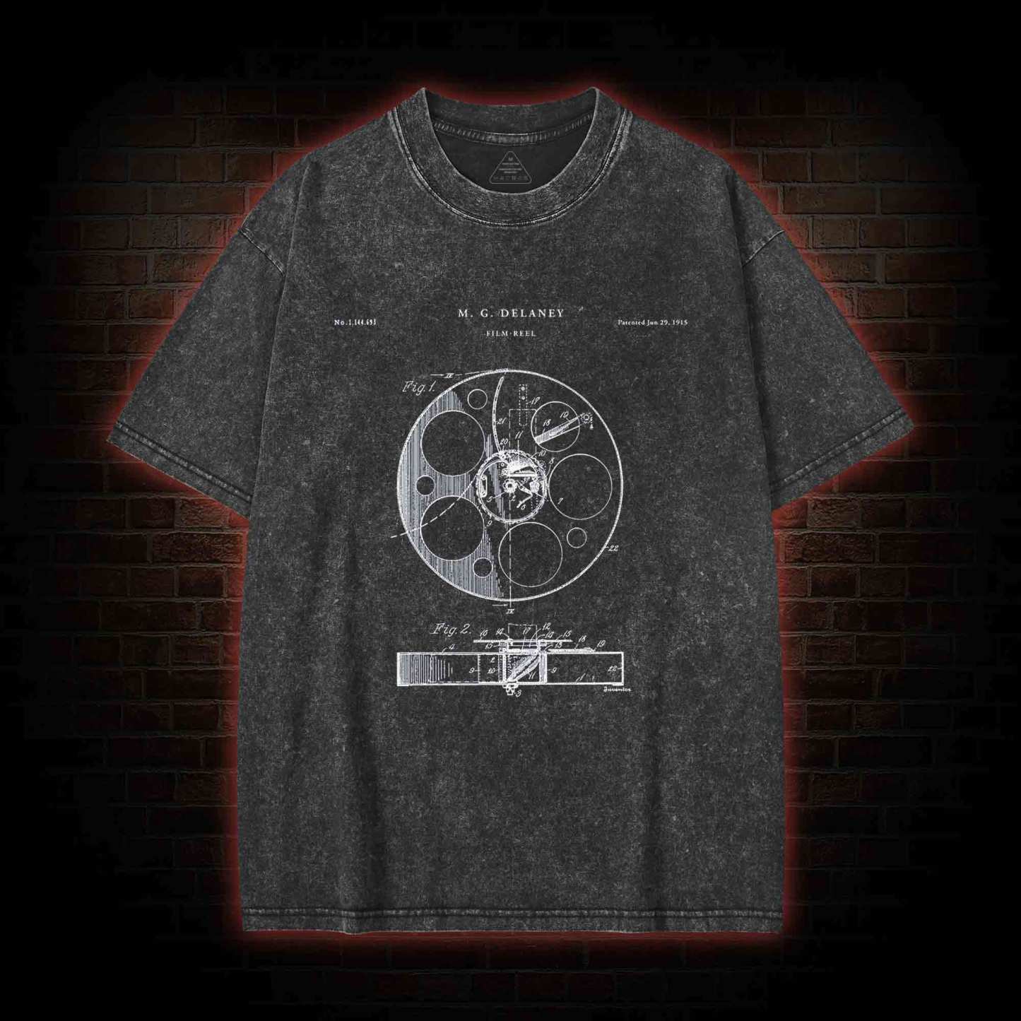 Film Reel Washed T-shirt