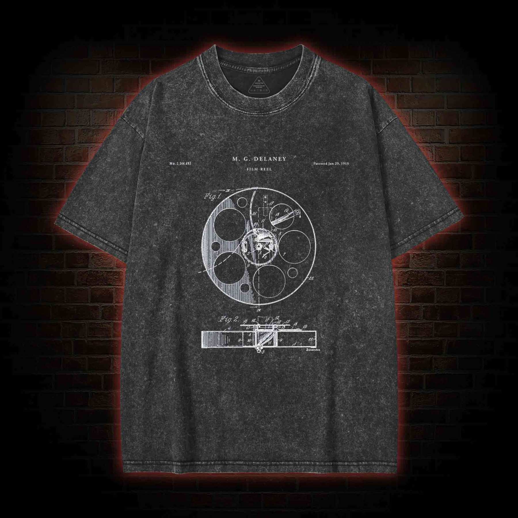 Film Reel Washed T-shirt