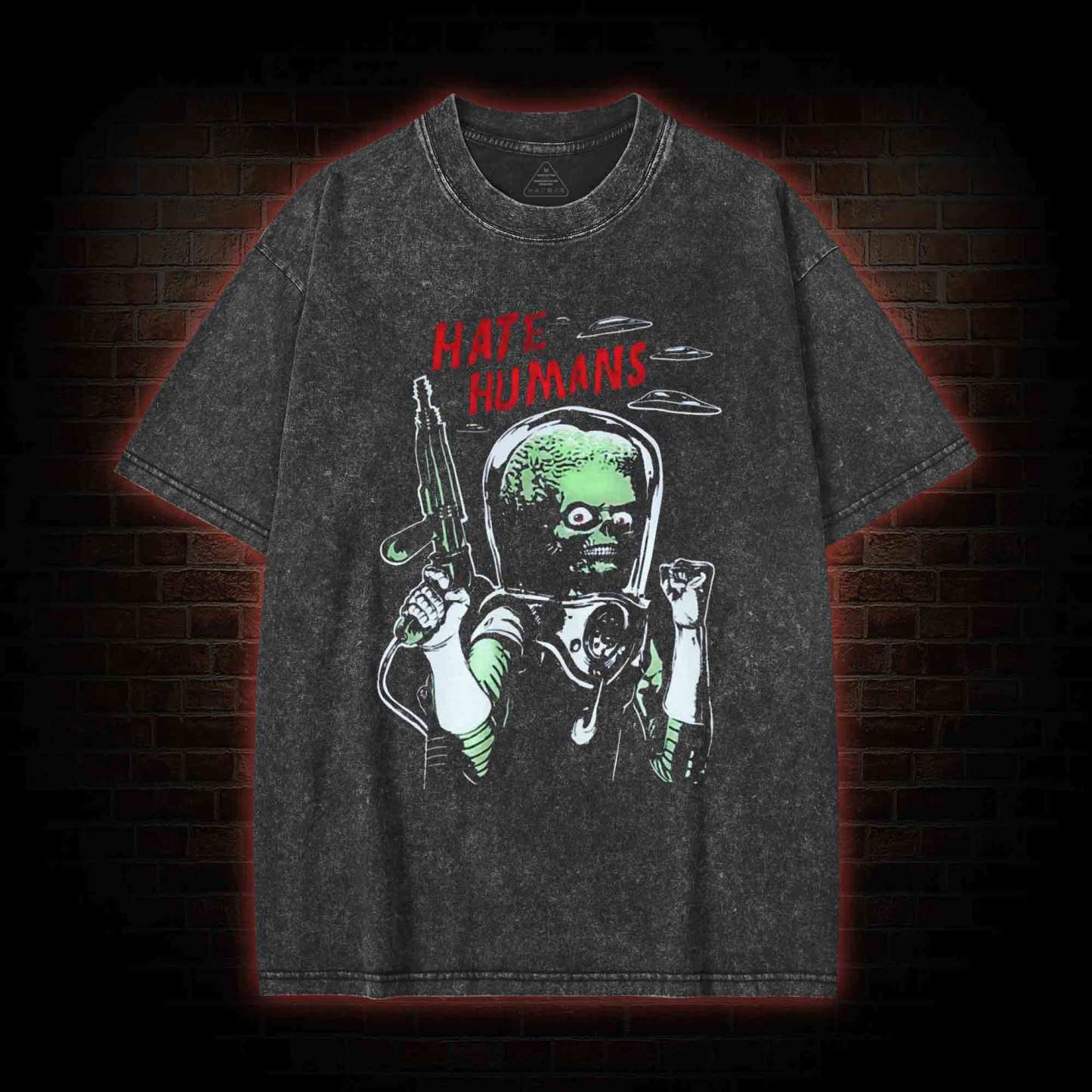 Hate Humans Washed T-shirt