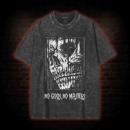 No Gods No Masters Washed T-shirt