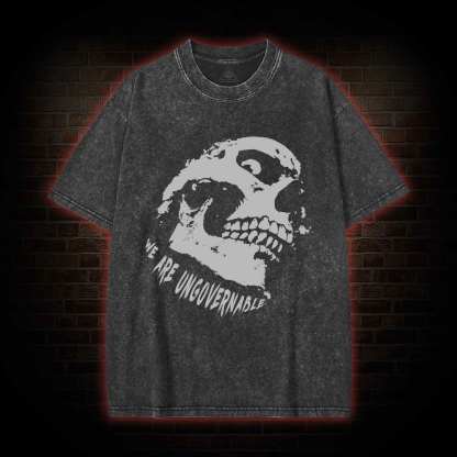 We are Ungovernable Washed T-shirt