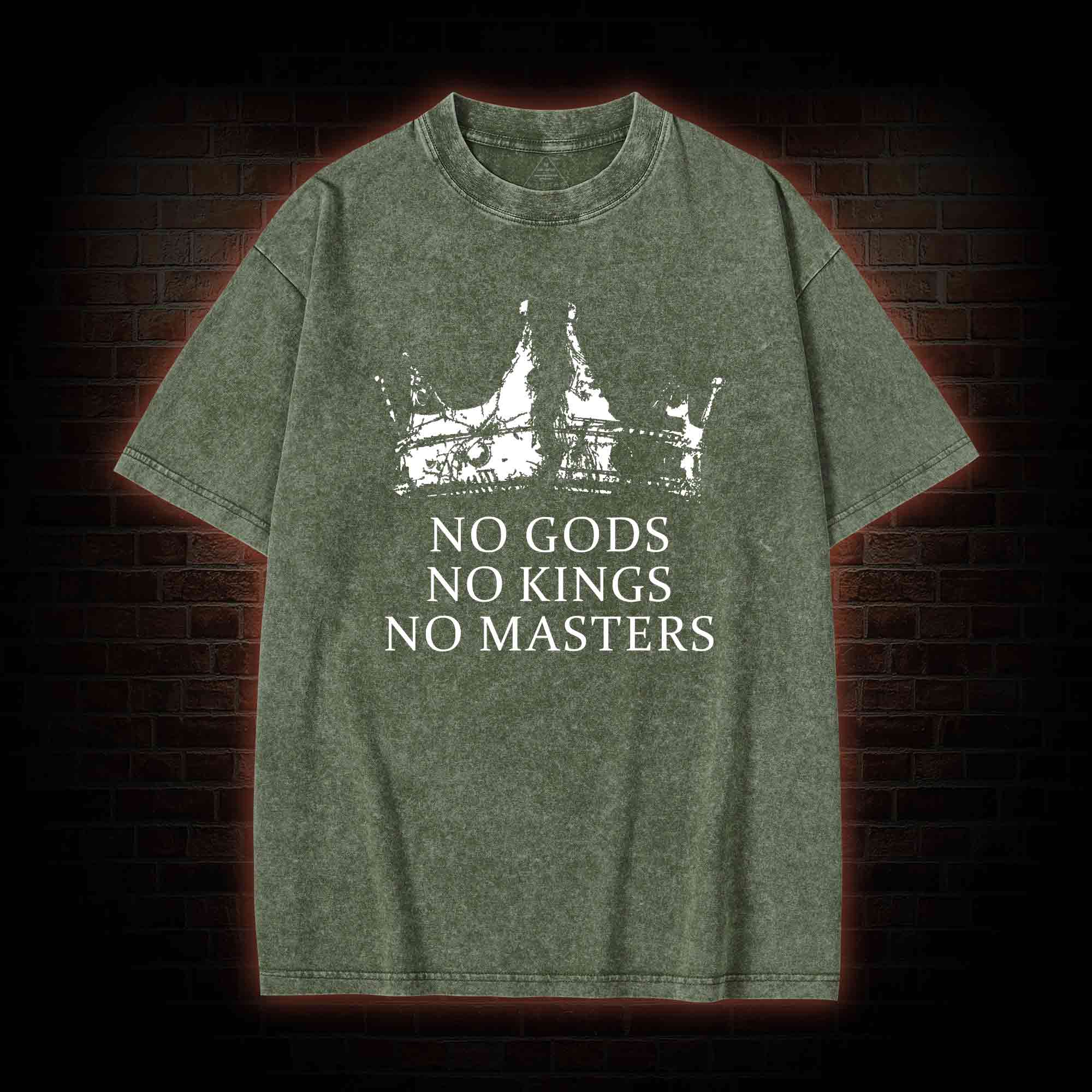 No Gods No Kings Washed T-shirt