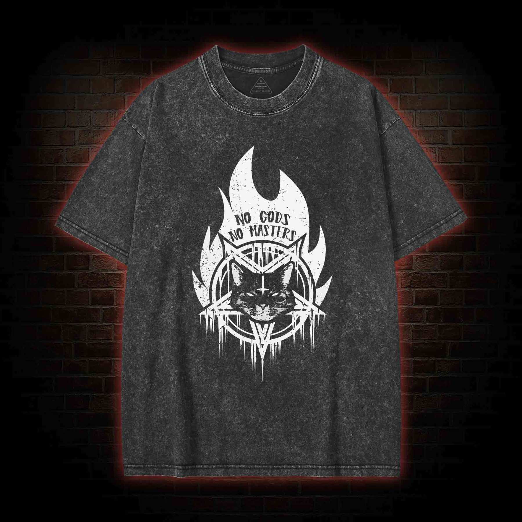 No Gods No Masters Washed T-shirt