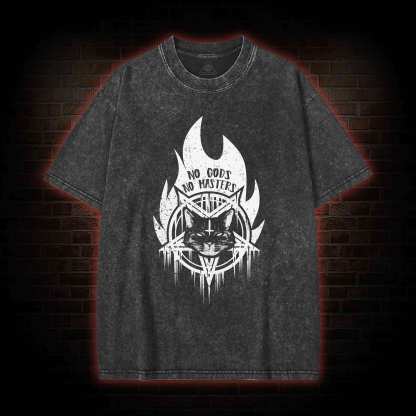 No Gods No Masters Washed T-shirt