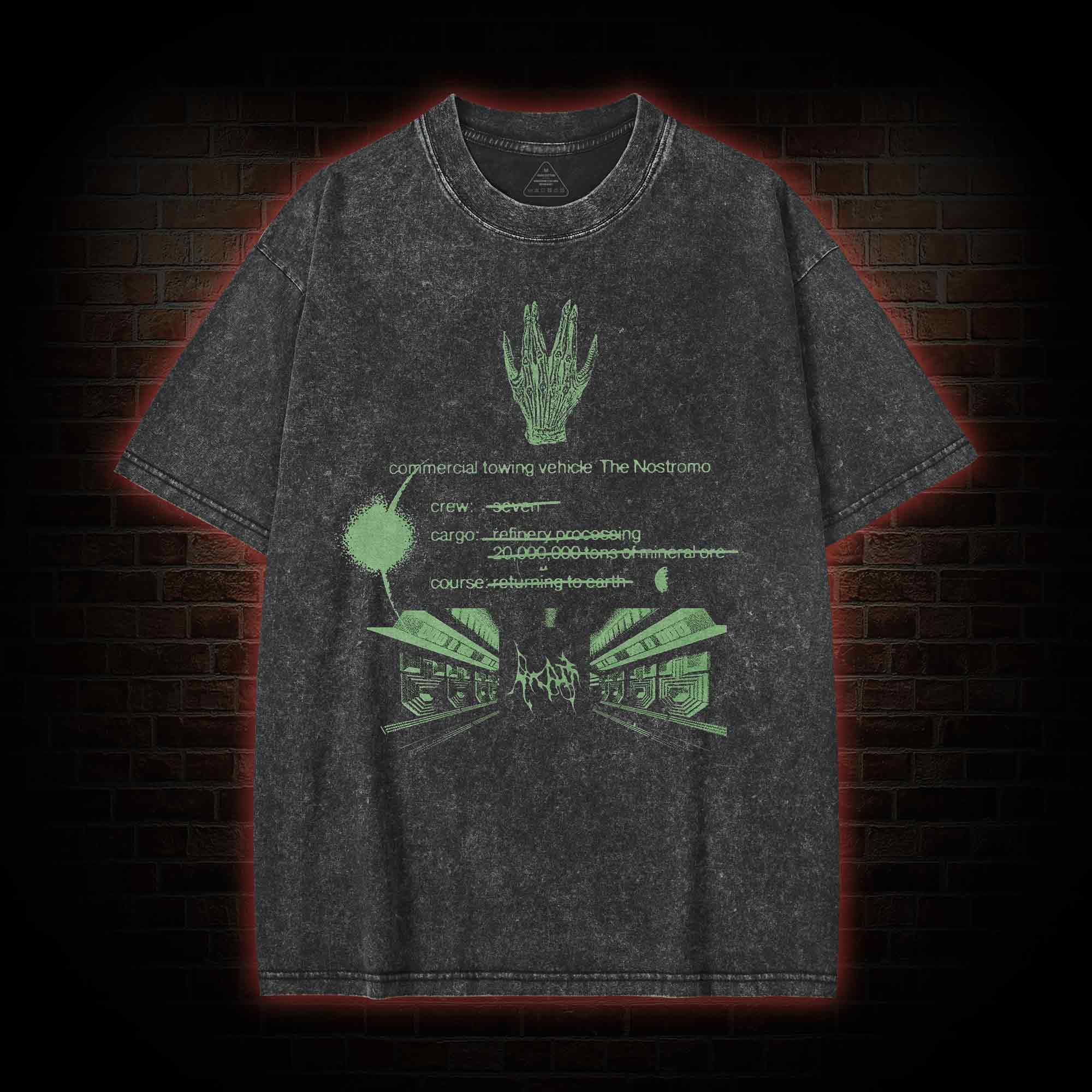 Retro Silent Space Washed T-shirt