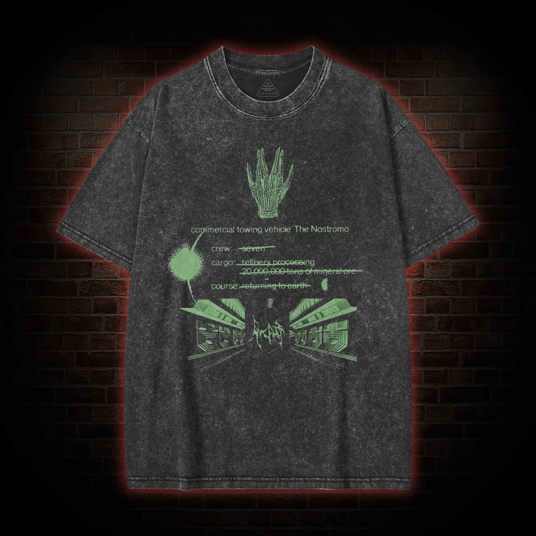 Retro Silent Space Washed T-shirt