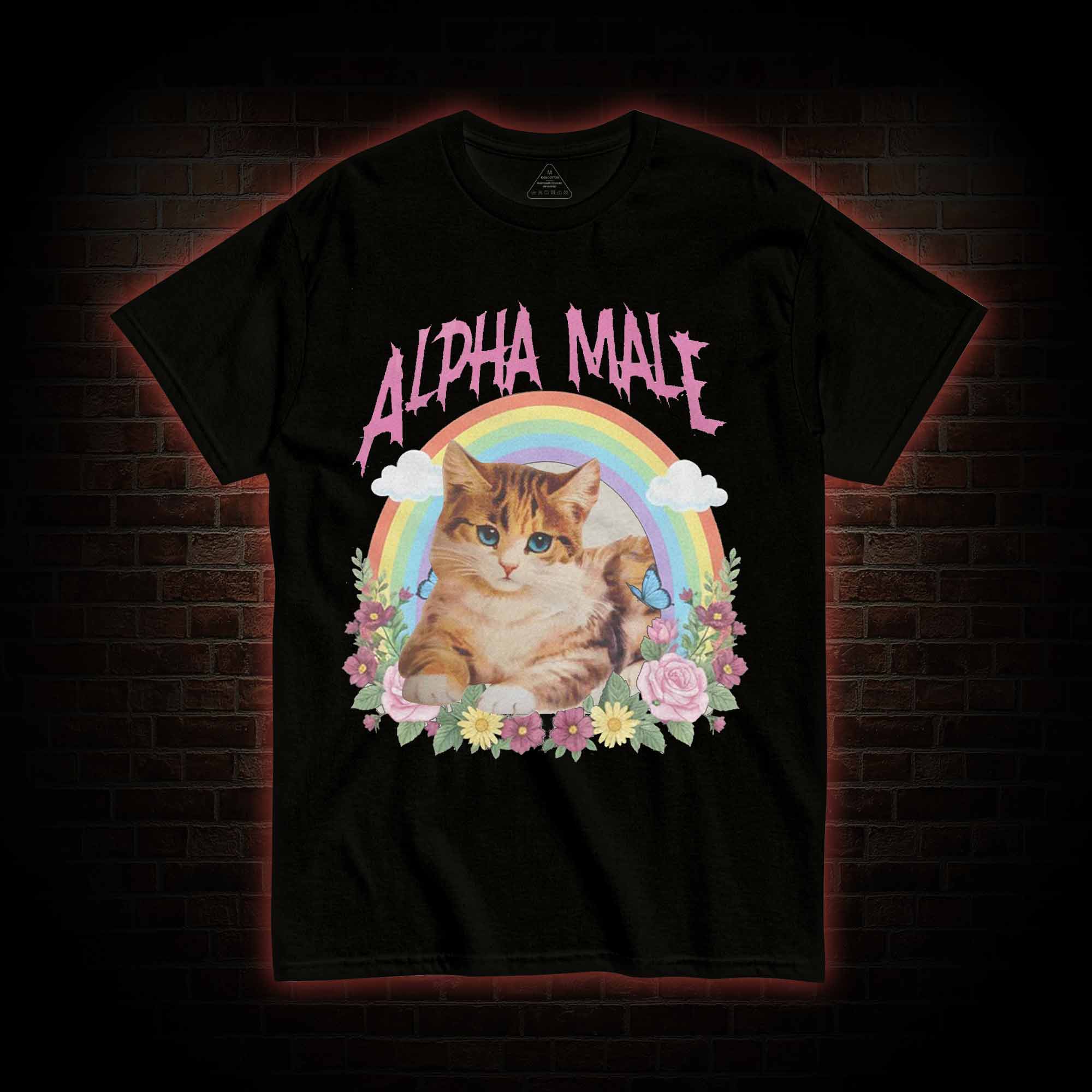 Alpha Male Funny Kitten T-shirt