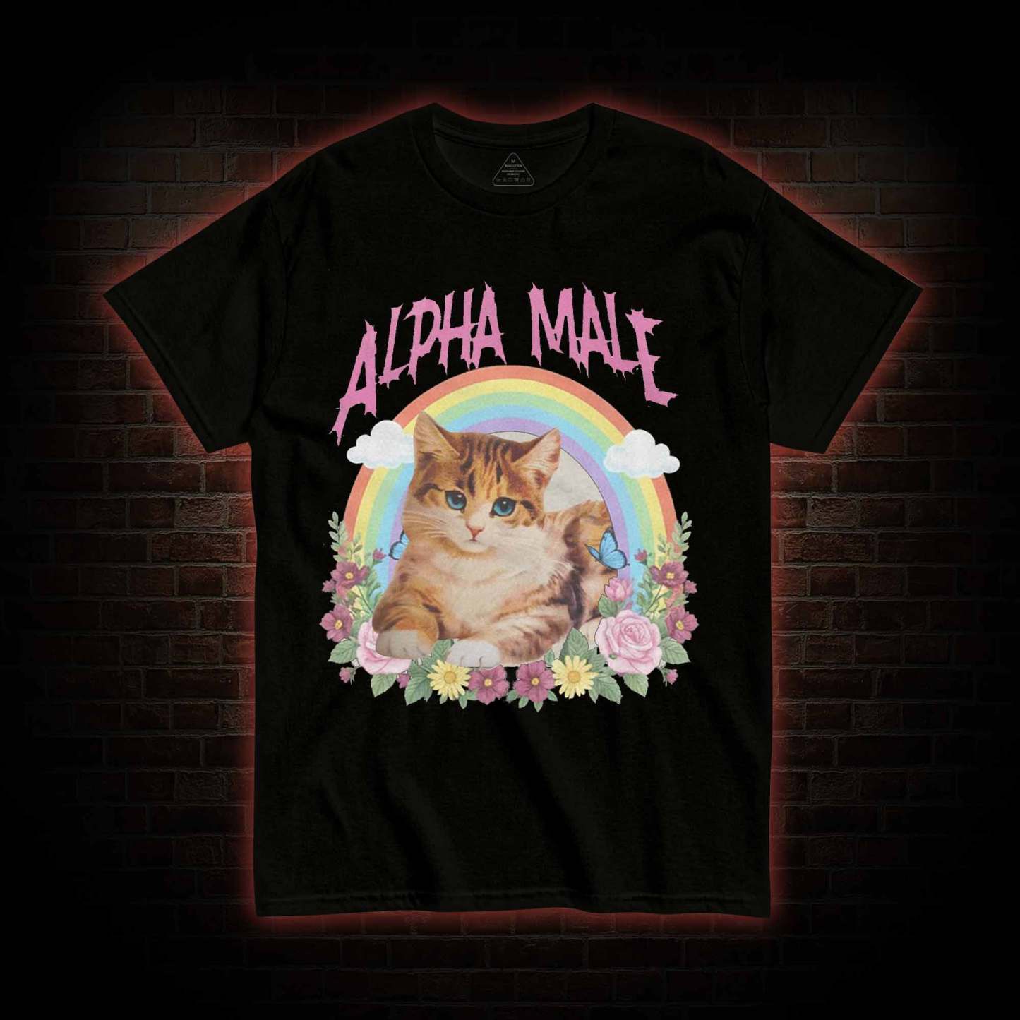 Alpha Male Funny Kitten T-shirt