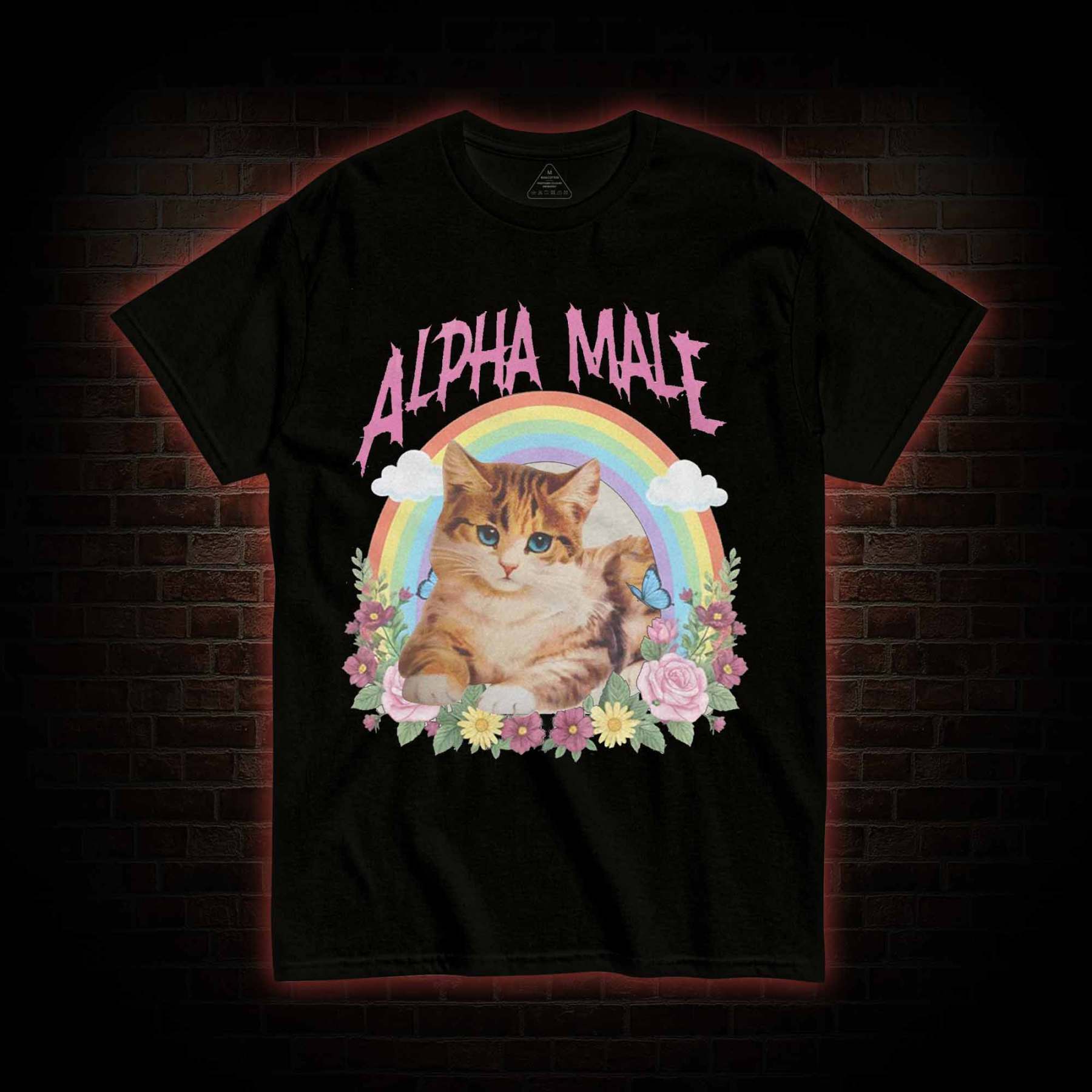 Alpha Male Funny Kitten T-shirt