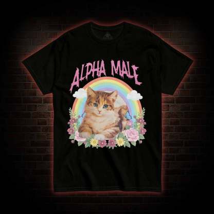 Alpha Male Funny Kitten T-shirt
