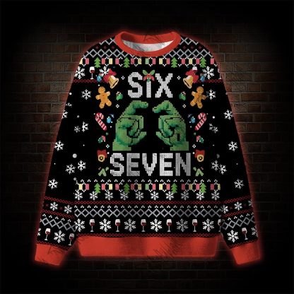 Six Seven Meme Ugly Sweatshirts