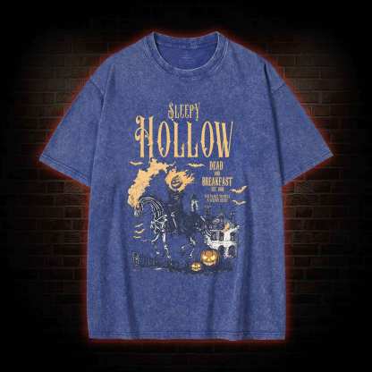 Comfort Colors Sleepy Hollow Halloween Washed T-shirt