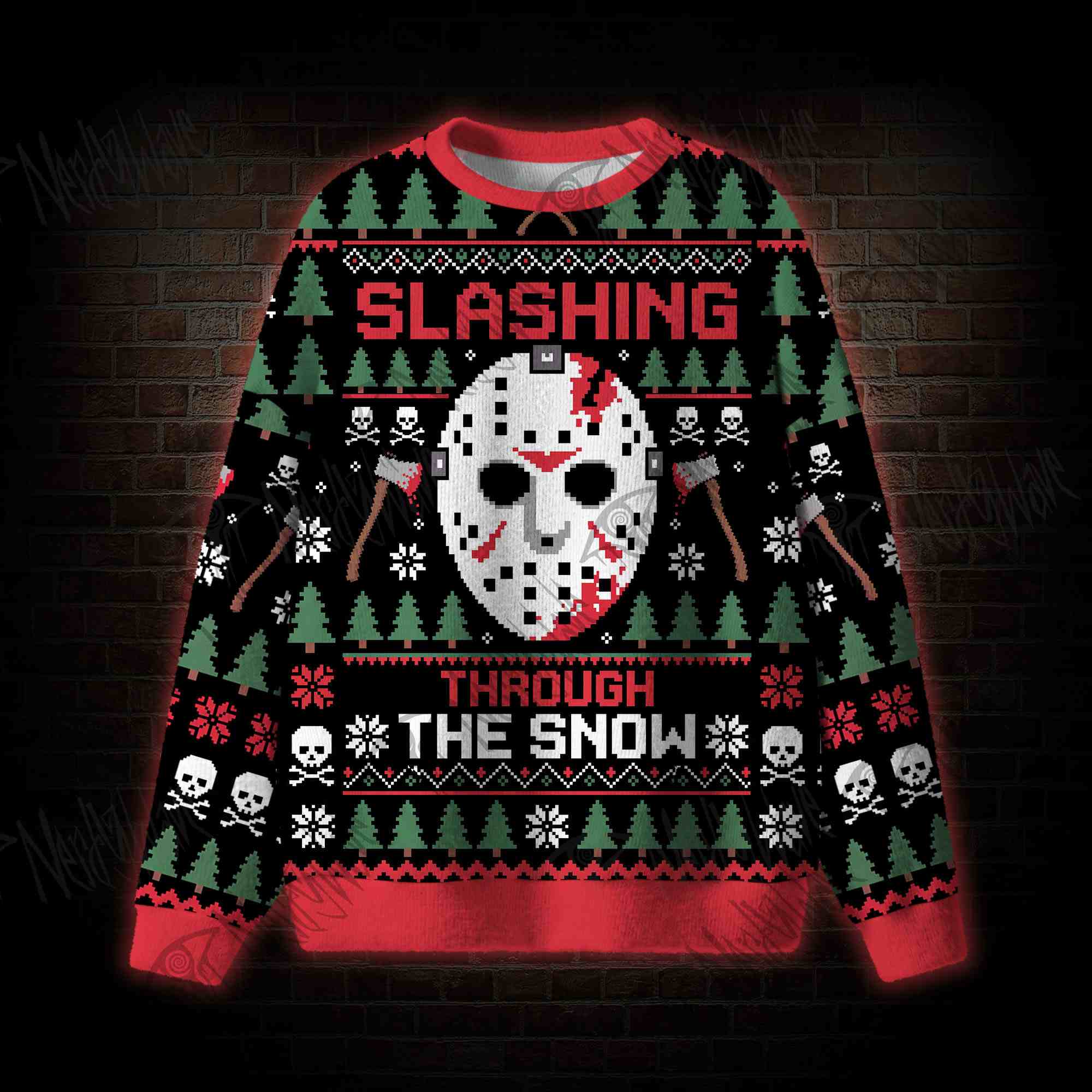 Slashing Through Snow Ugly Sweatshirts