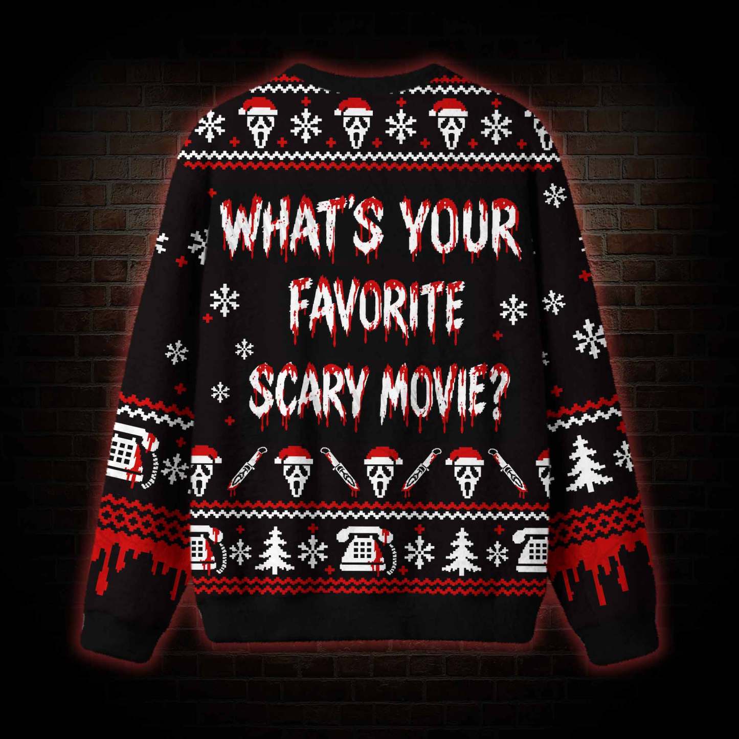 Woodsboro Horror Film Club Ugly Sweatshirts