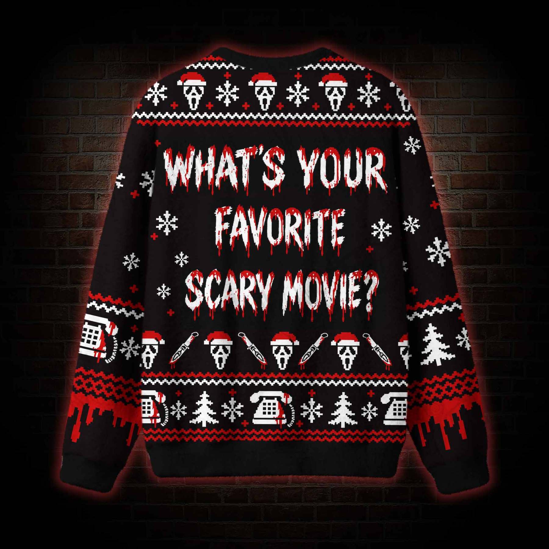 Woodsboro Horror Film Club Ugly Sweatshirts