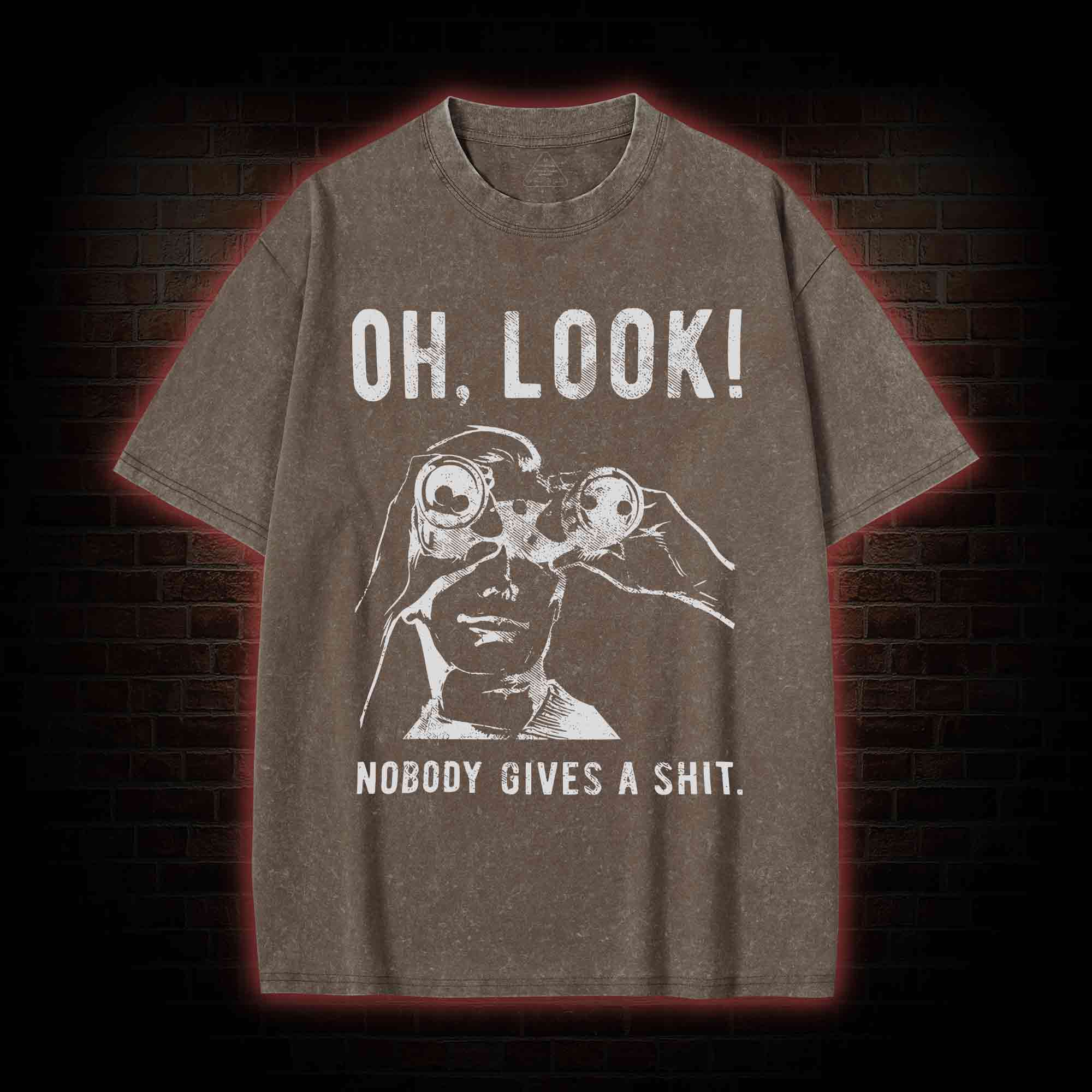 Nobody Gives A Shit Washed T-shirt