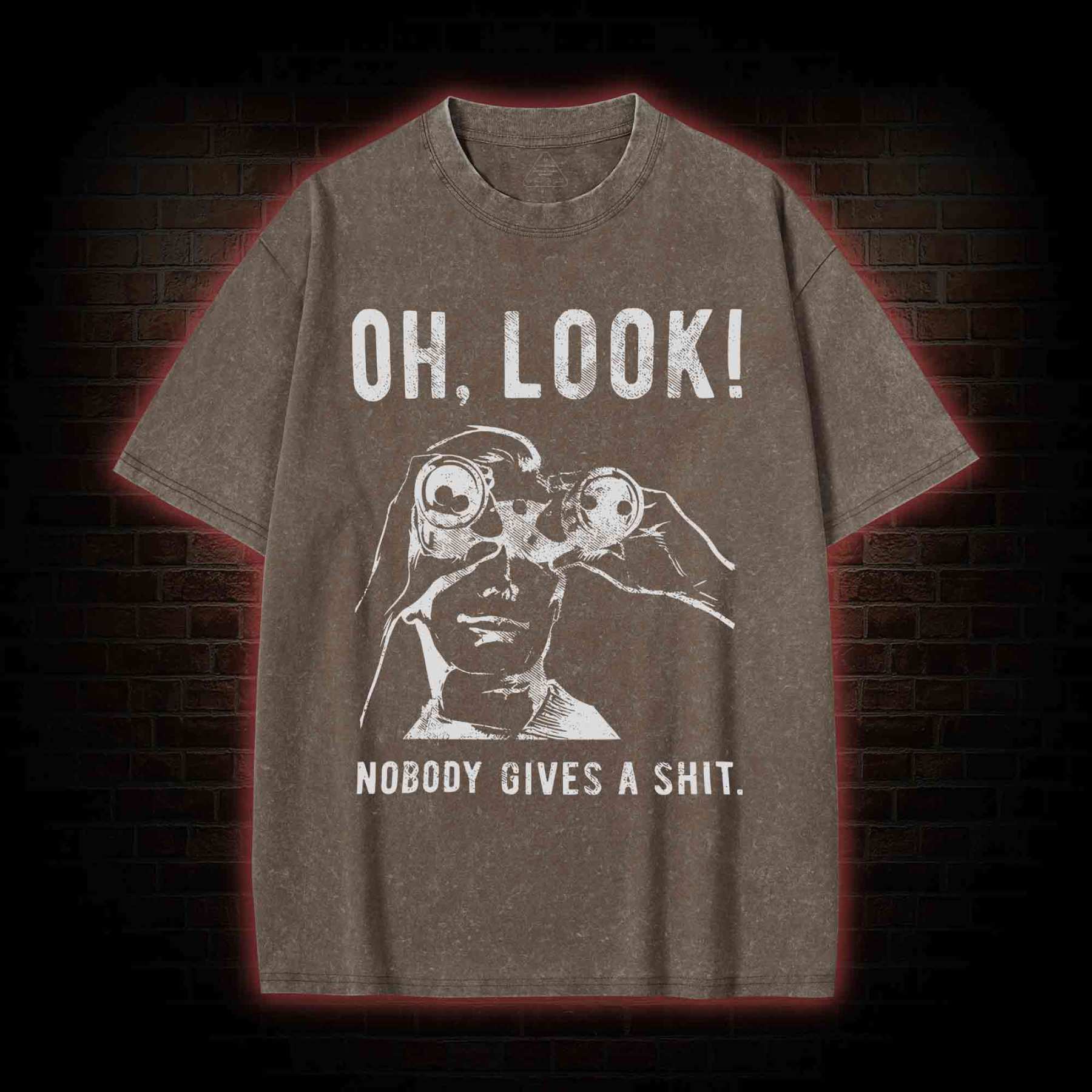 Nobody Gives A Shit Washed T-shirt