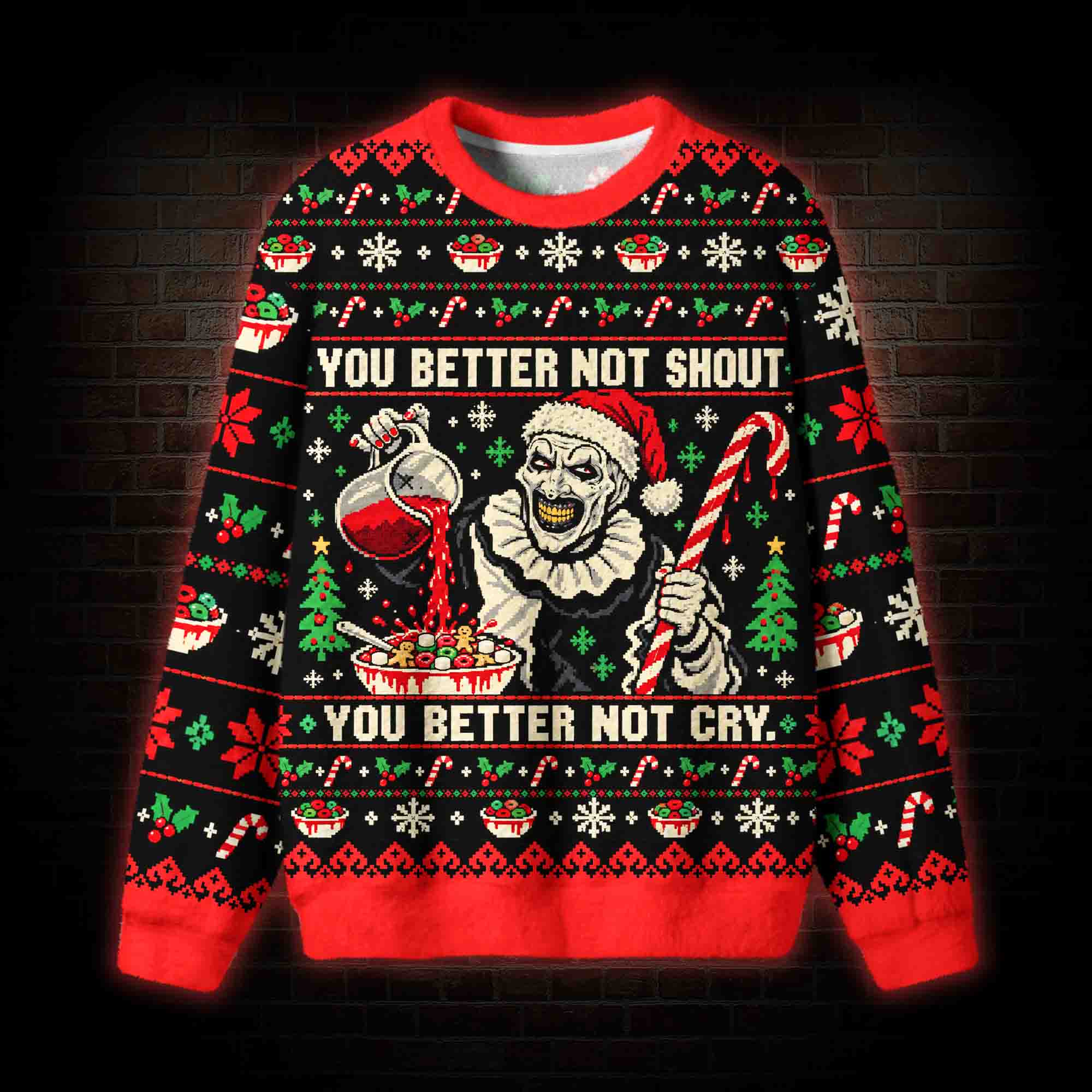 You Better Not Cry Ugly Sweatshirts