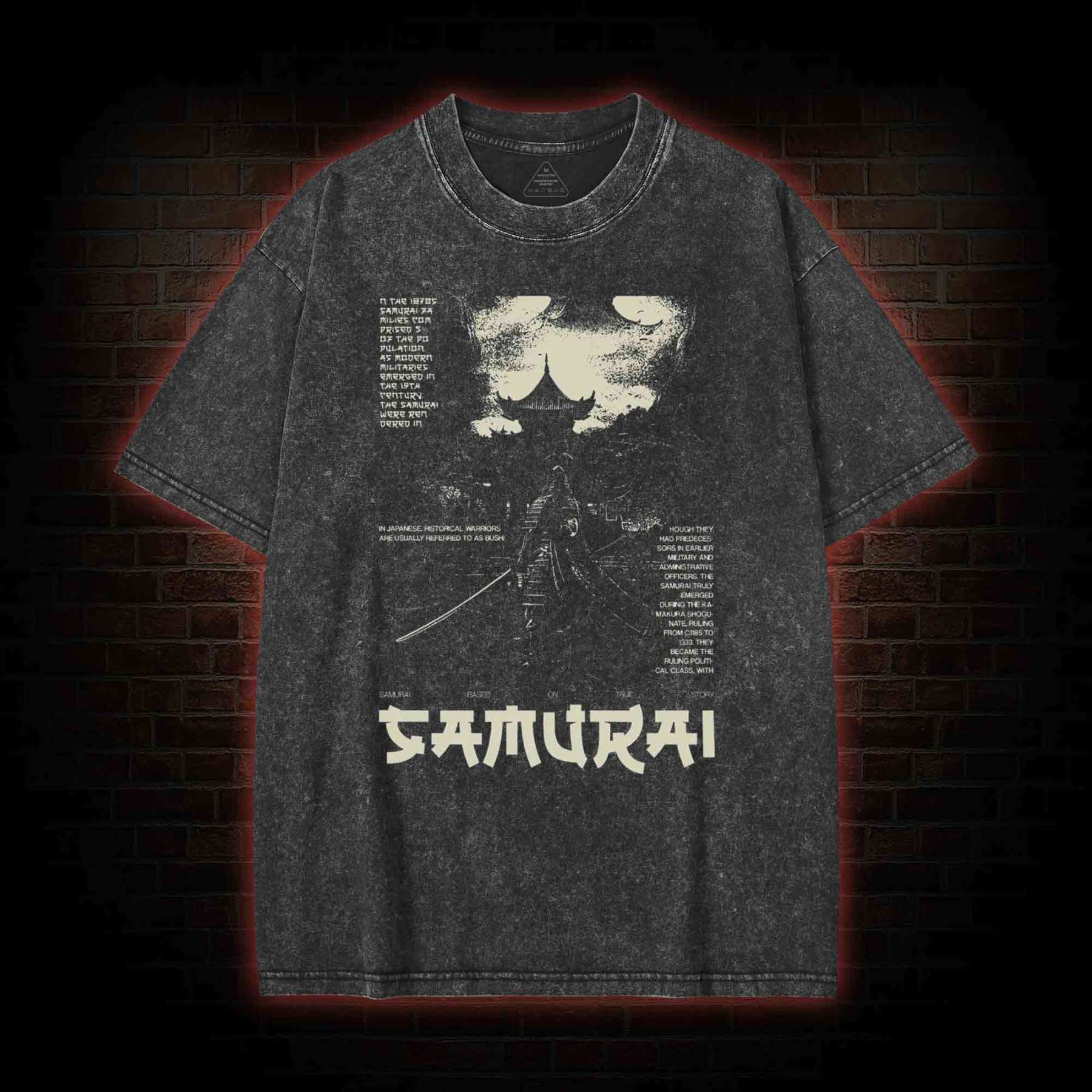 Samurai Washed T-shirt