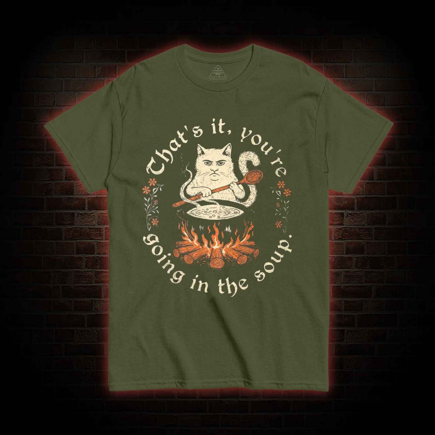 Weird Medieval Cat T-shirt