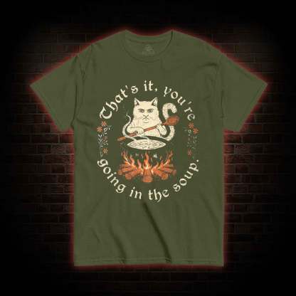 Weird Medieval Cat T-shirt