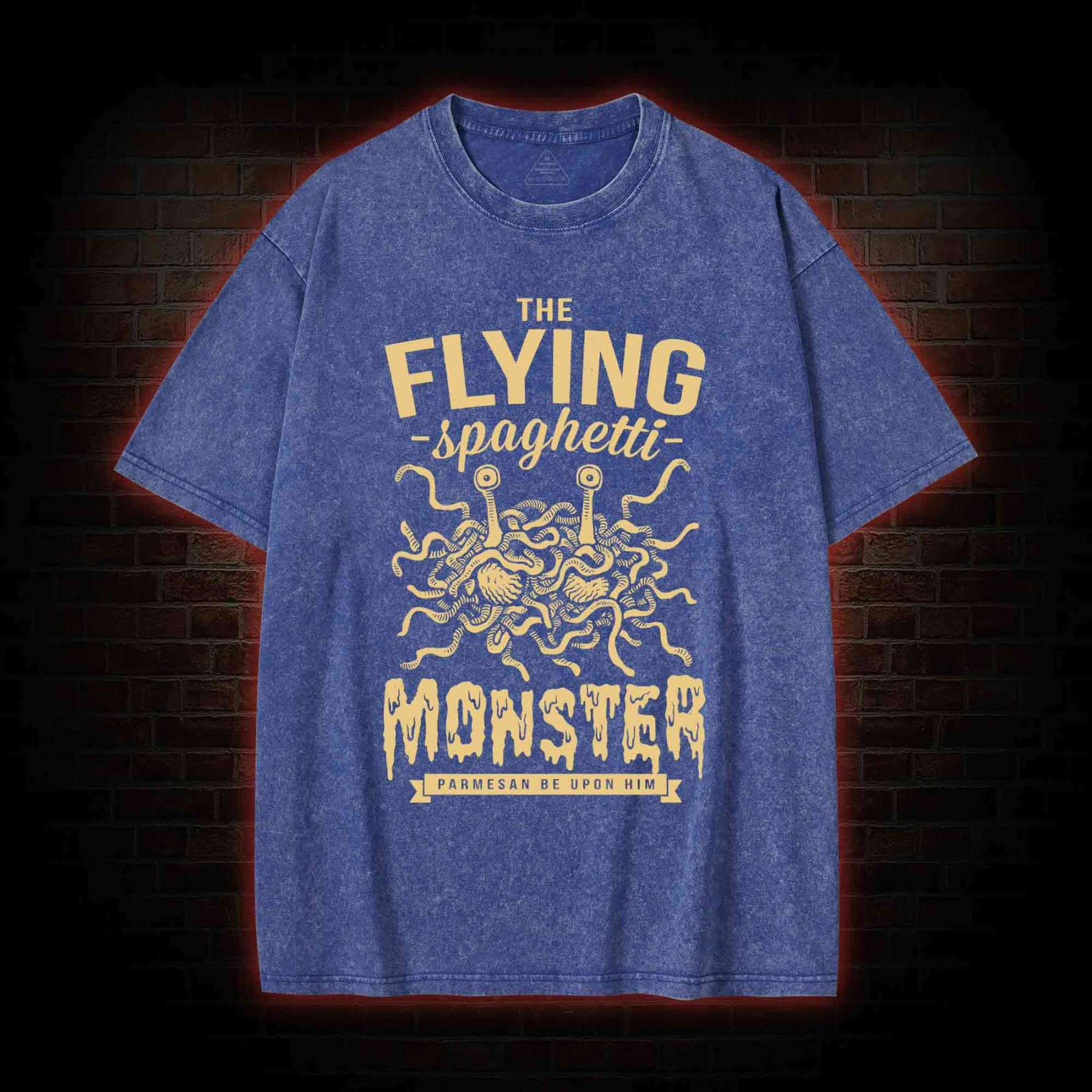 Spaghetti Monster Washed T-shirt