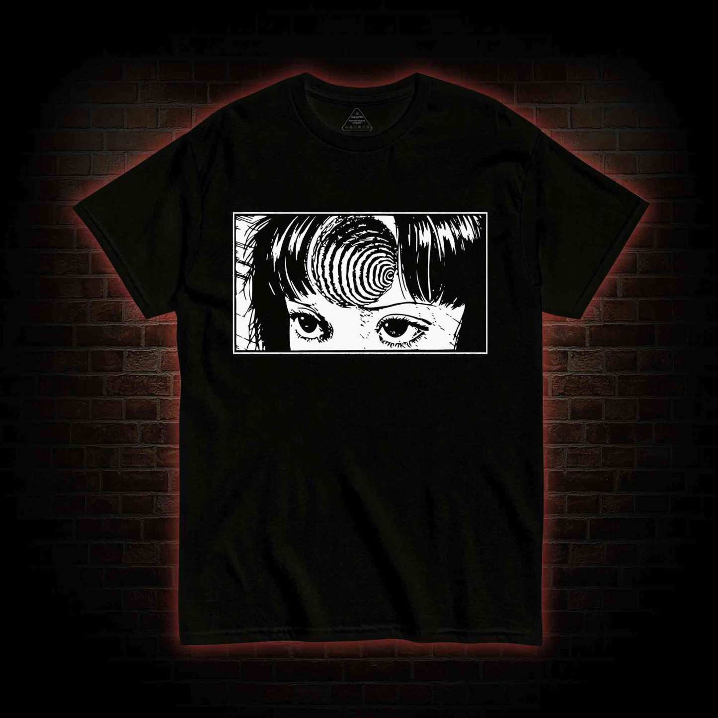 Creepy Girl Eyes, Spiral Horror Manga T-shirt