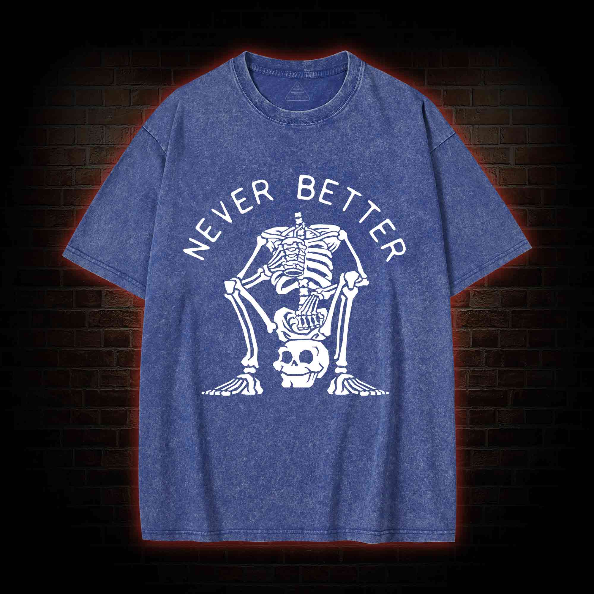 Never Better Graphic Washed T-shirt