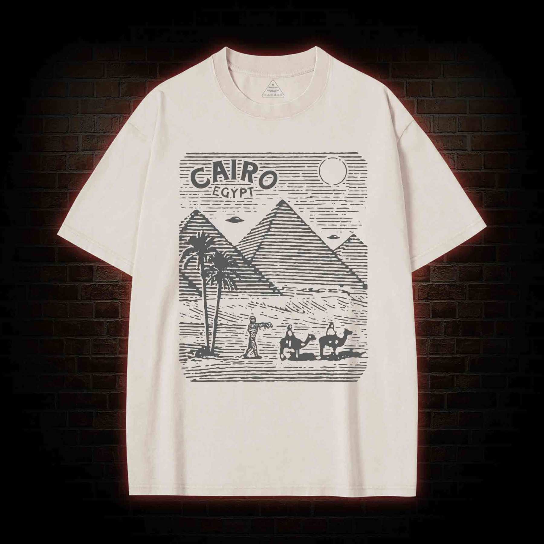 Cairo Egypt Washed T-shirt