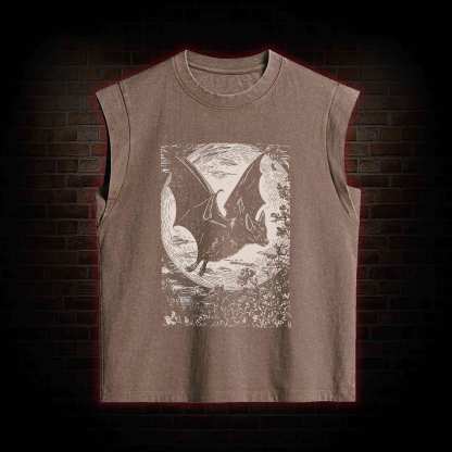 Medieval Bat Kid Women's Washed Tank Top