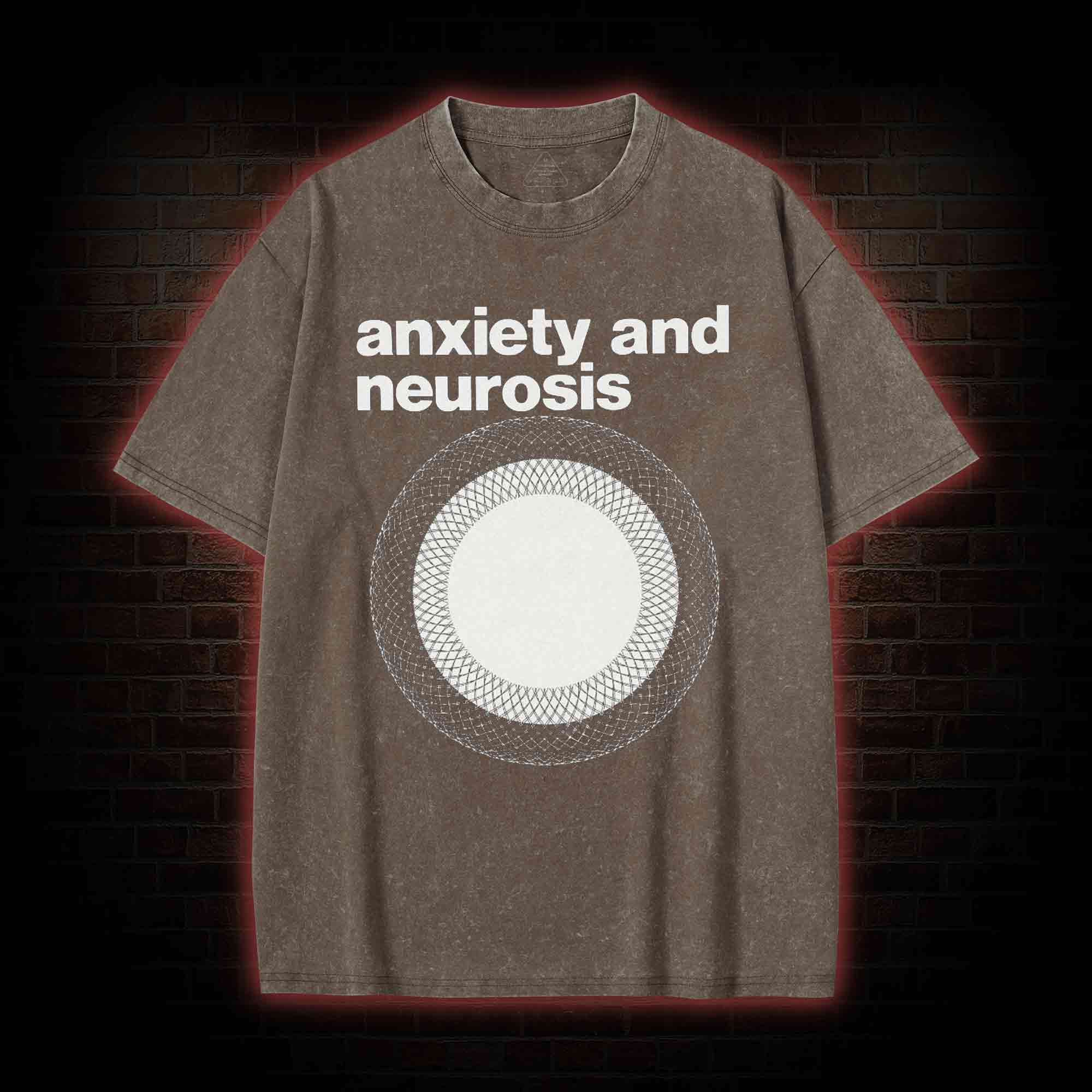 Anxiety Neurosis Washed T-shirt