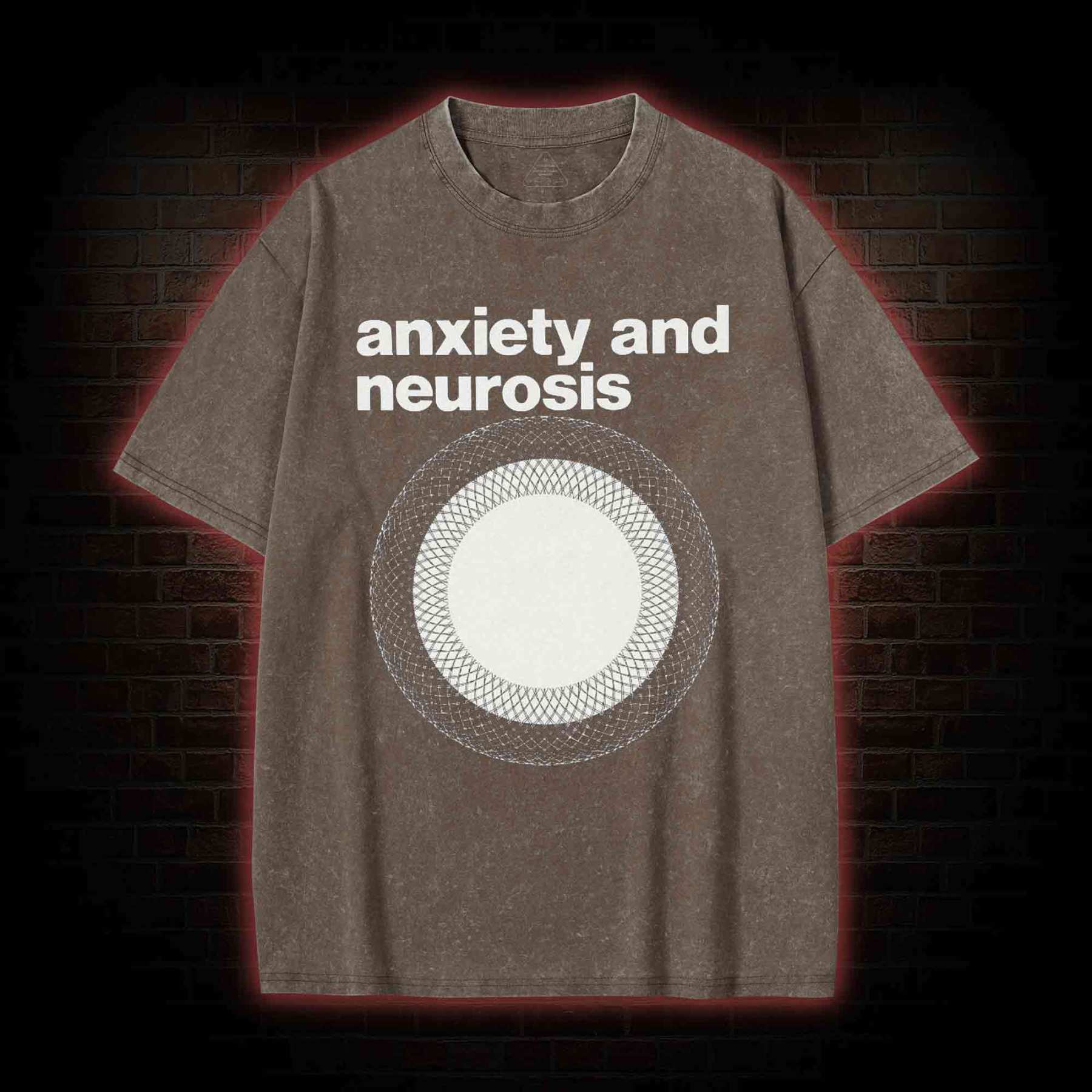 Anxiety Neurosis Washed T-shirt
