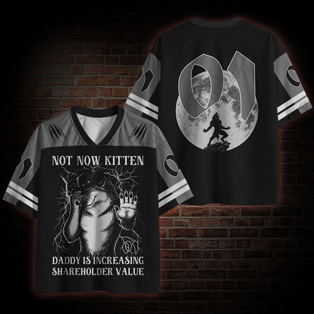 Not Now Kitten Mesh Jersey