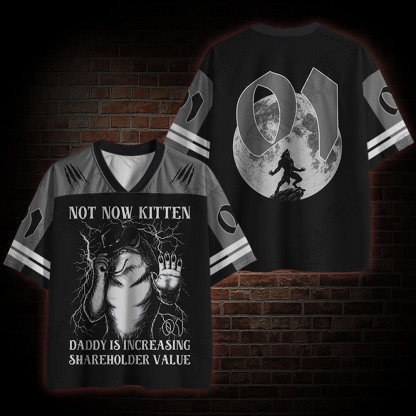 Not Now Kitten Mesh Jersey